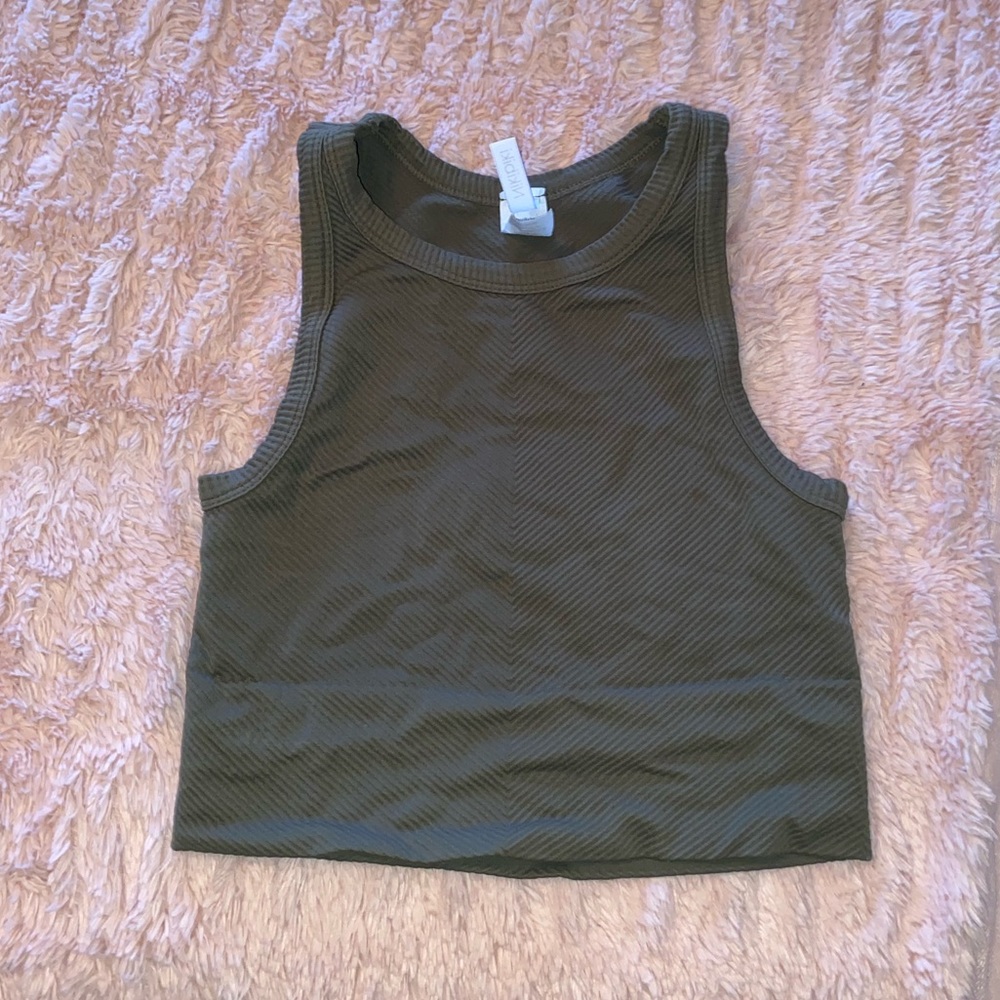 Bolt Boutique poppy high neck tank